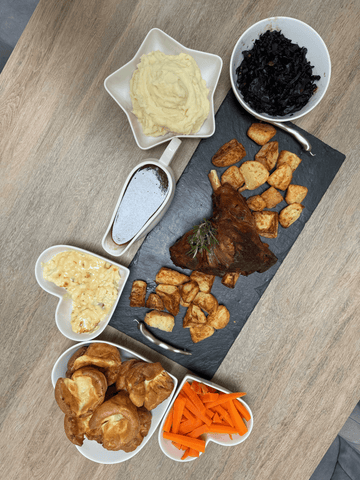 Easter Sunday Slow Roasted Leg of Lamb With All The Trimmings