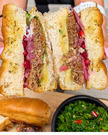 Mediterranean Lamb Burger