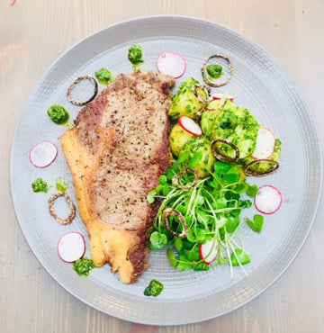 Sirloin Steak with Wild Garlic