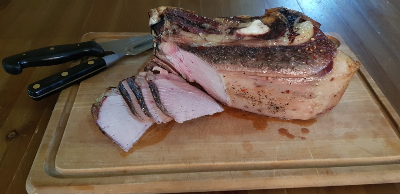 Brisket on the bone