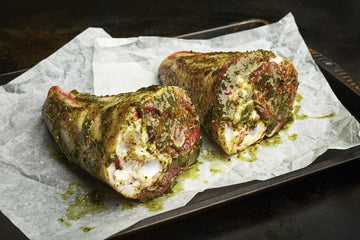 Minted Lamb Shanks (pack of 2 weighing approx 1kg)(may contain traces of celery, milk, mustard, sulphur dioxide and soya)