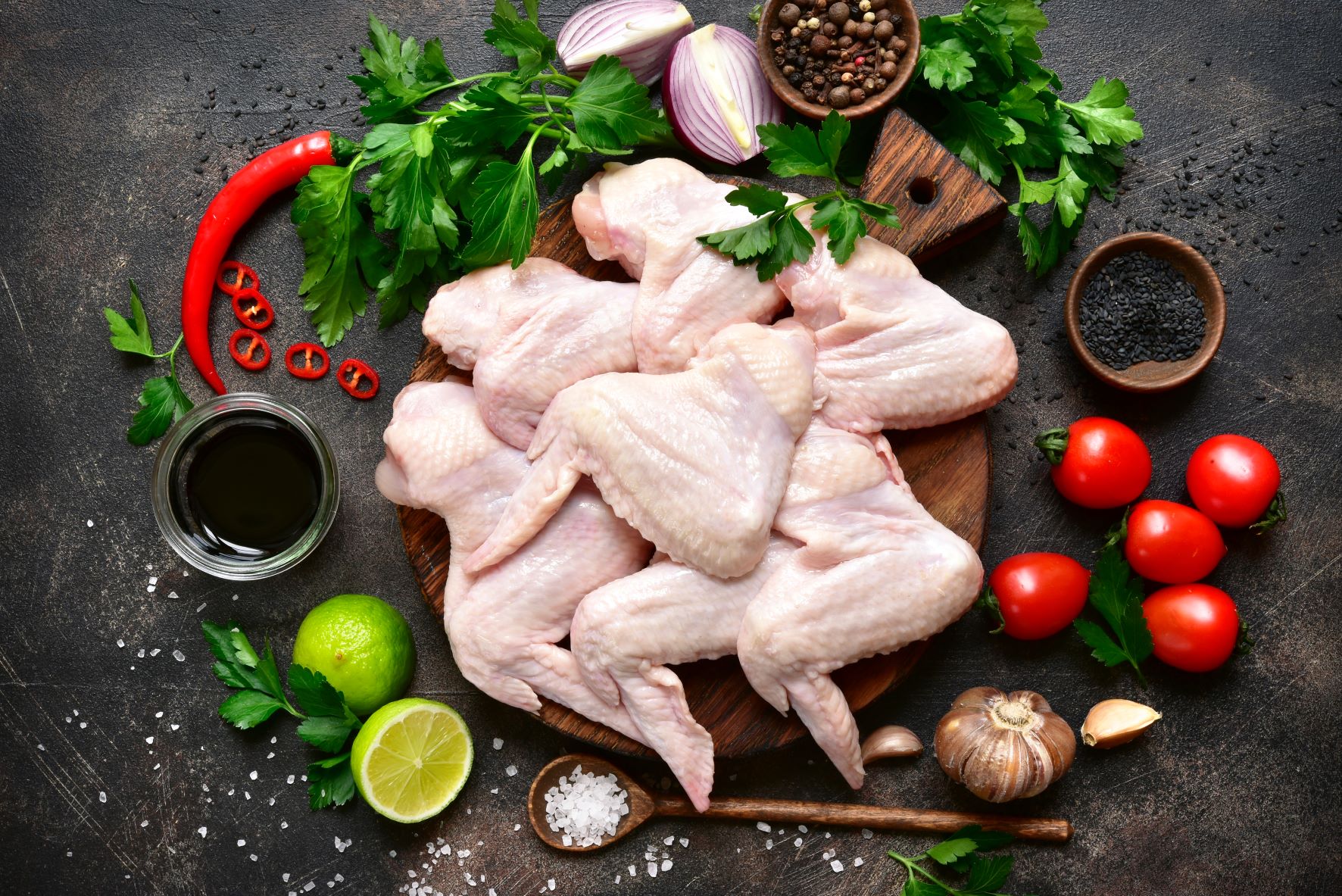 British Chicken Wings (approx 500 grams, approx 5 full king wings)