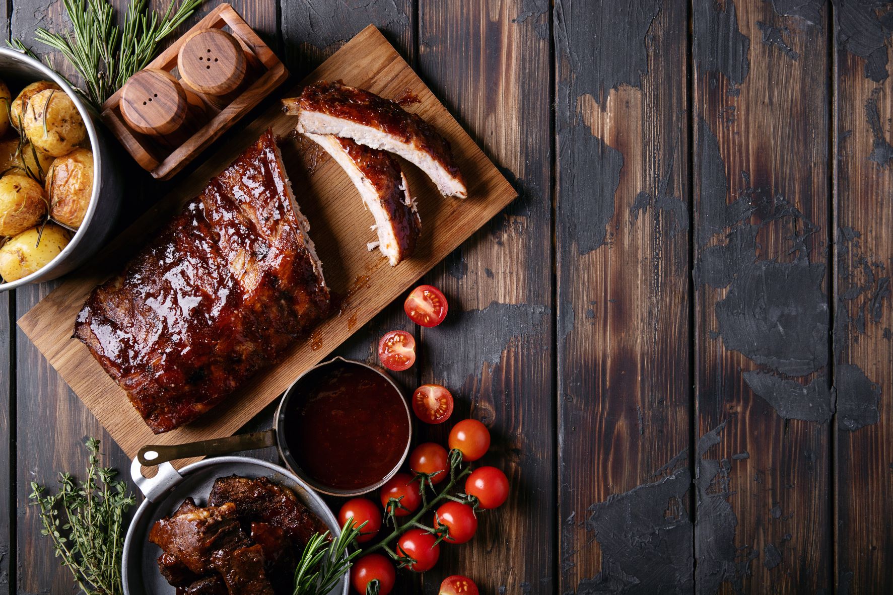 Marinated Rack of Ribs (approx 800 grams- 1kg)(may contain traces of celery, milk, mustard, sulphur dioxide and soya)