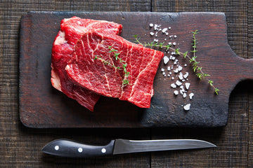 2 x Flat Iron Steaks (approx 400 grams)