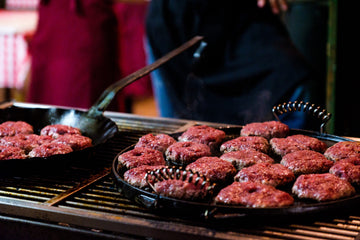 Round Green Farm Venison Burgers (pack of 4)(contains gluten, soya and sulphites)
