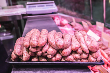 Thin Link Caramelised Onion British Pork Sausages (contains gluten, celery and sulphites)